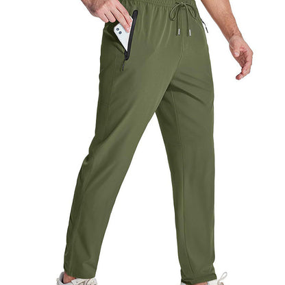Pantalon de Sport Léger Homme avec Poches Zippées