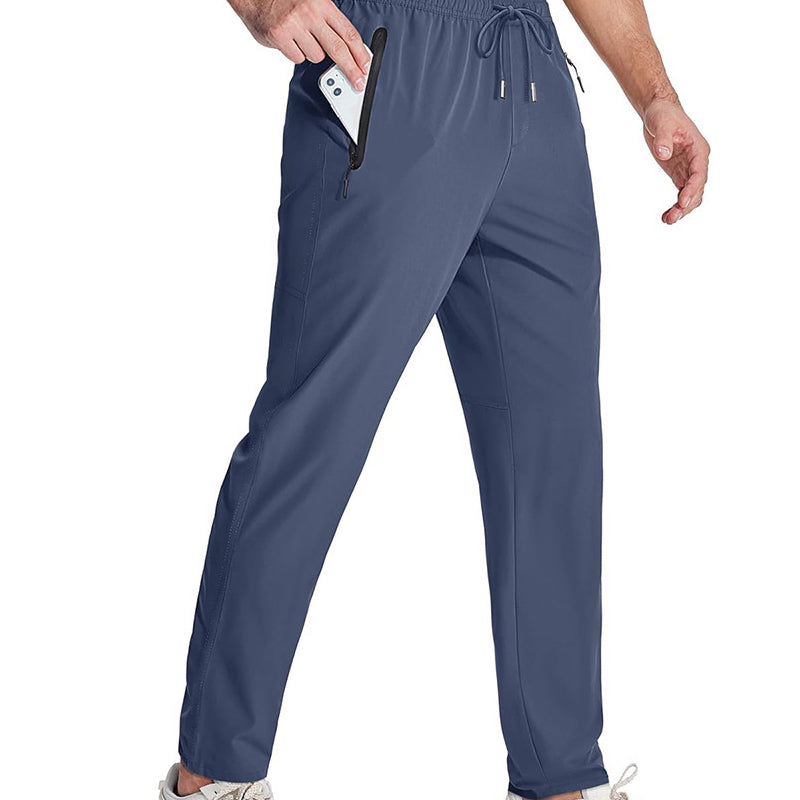 Pantalon de Sport Léger Homme avec Poches Zippées