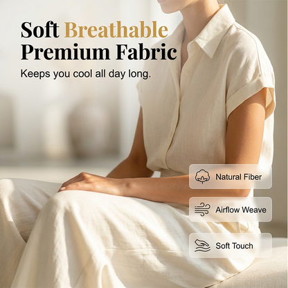 Ensemble Élégant Deux-Pièces : Chemise et Pantalon Large