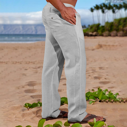 Pantalon droit décontracté pour homme