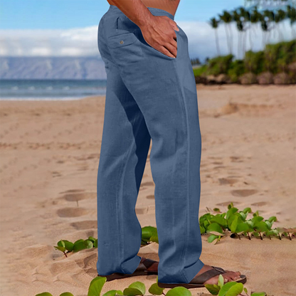 Pantalon droit décontracté pour homme