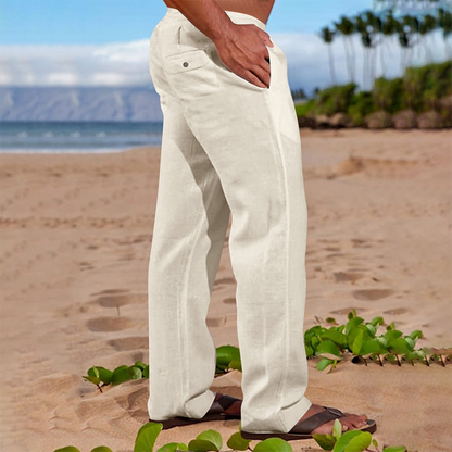 Pantalon droit décontracté pour homme