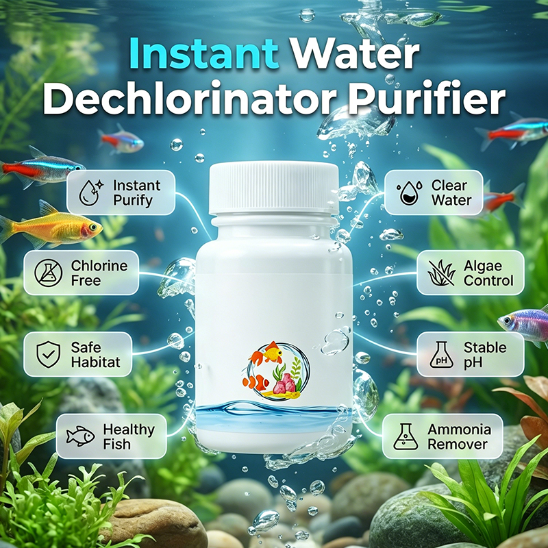 Déchlorateur instantané pour aquariums