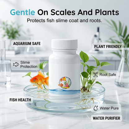 Déchlorateur instantané pour aquariums