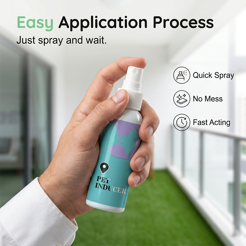 Spray d'apprentissage de la propreté des animaux