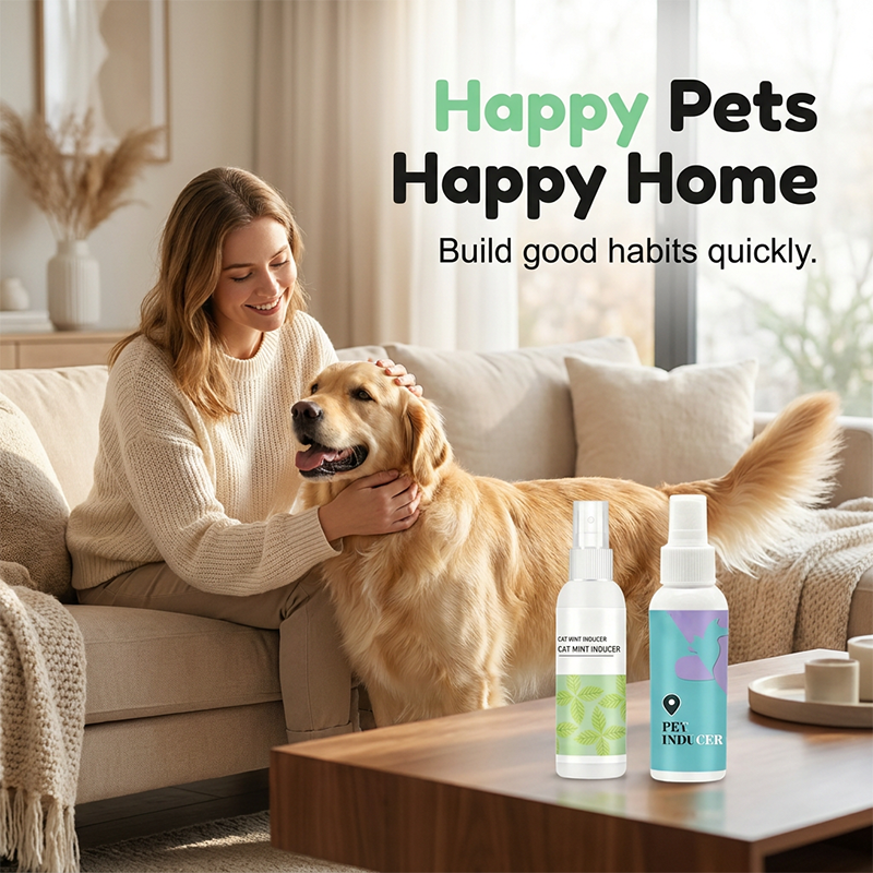Spray d'apprentissage de la propreté des animaux
