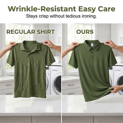 T-shirt à col respirant pour homme, idéal pour l'été