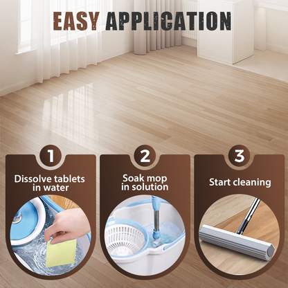 Feuilles nettoyantes multi-usages solubles pour sols