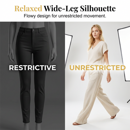 Ensemble 2 pièces décontracté pour femme – col en V, couleur unie