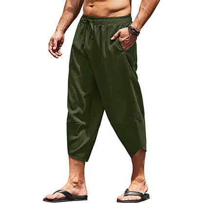 Pantalon capri bouffant décontracté pour homme