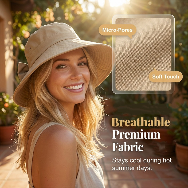 👒 PROMO LIMITÉE 50% DE RÉDUCTION ! ✨ Chapeau de Soleil Femme – Bords Extra Larges, 360° Couverture, Flexible 🌞