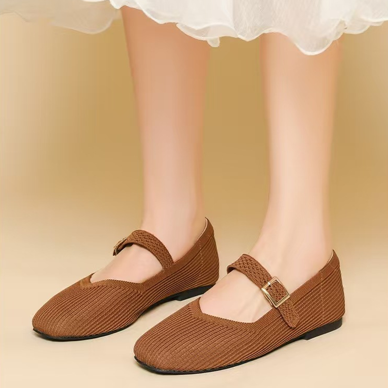 🔥Ballerines à bout carré respirantes