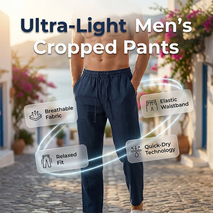 Pantalon Homme Léger Coupe Droite et Ample