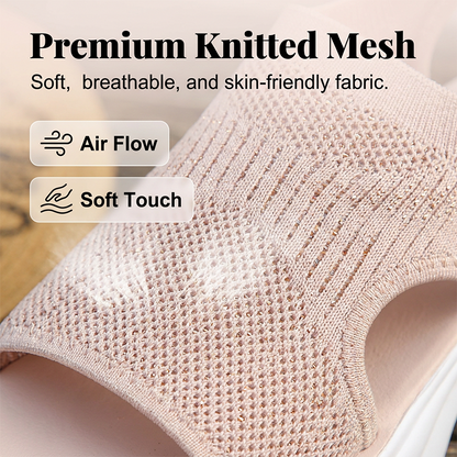 Sandales Plateforme Femme en Maille Respirante