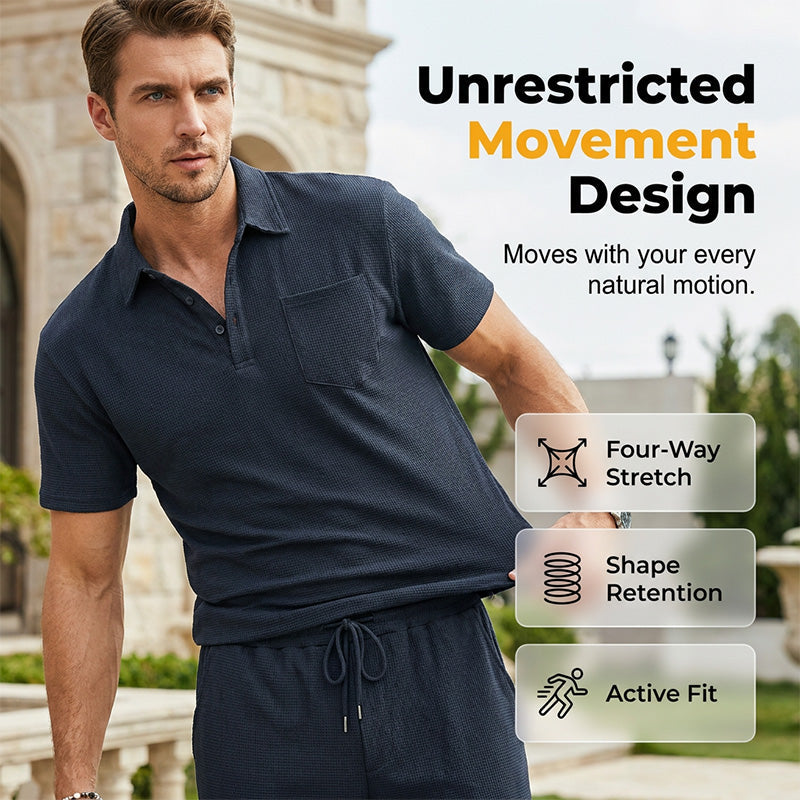 Ensemble Haut et Short en Maille pour Homme