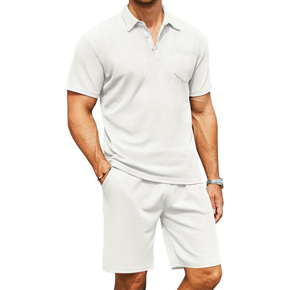 Ensemble Haut et Short en Maille pour Homme