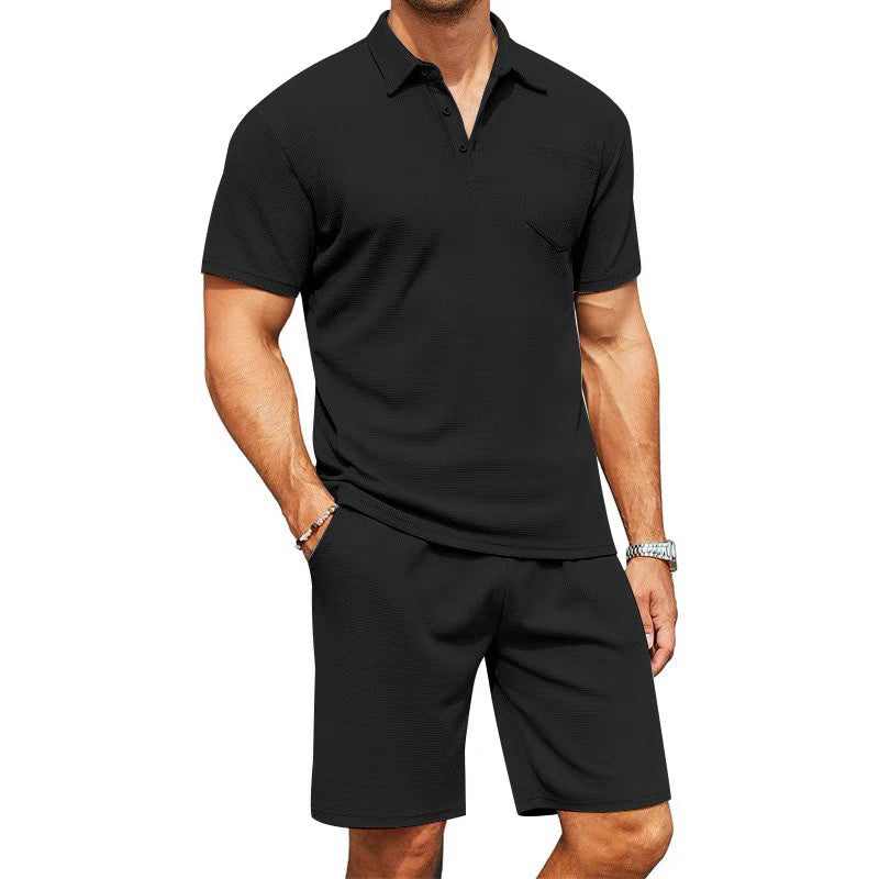 Ensemble Haut et Short en Maille pour Homme