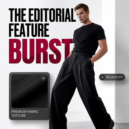 ⏰ Limité 50% de réduction ！！👖 Pantalon de costume classique pour hommes ✨ Jambe large, confortable et élégant