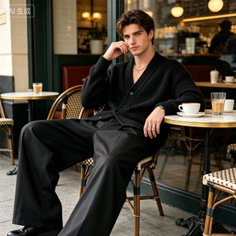 ⏰ Limité 50% de réduction ！！👖 Pantalon de costume classique pour hommes ✨ Jambe large, confortable et élégant
