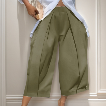 👖 PROMO LIMITÉE 50% DE RÉDUCTION ! ✨ Pantalon Large à Plis – 7 Couleurs, Ceinture Élastique, S-2XL 🍁