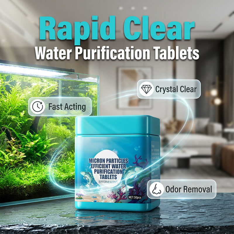 Pastilles Purifiantes Haute Efficacité pour Aquarium