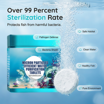 Pastilles Purifiantes Haute Efficacité pour Aquarium