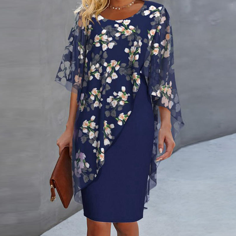 👗 PROMO LIMITÉE 50% DE RÉDUCTION ! ✨ Ensemble Robe et Boléro Fleuri – Élégant, Féminin 🌸