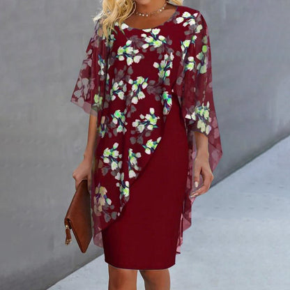 👗 PROMO LIMITÉE 50% DE RÉDUCTION ! ✨ Ensemble Robe et Boléro Fleuri – Élégant, Féminin 🌸