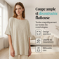 🔥 55 % de réduction 🌼 Haut femme col bateau, coupe large, unicolore ✨