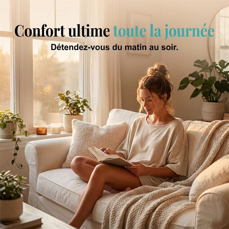🔥 55 % de réduction 🌼 Haut femme col bateau, coupe large, unicolore ✨