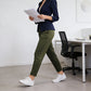 Pantalon fuselé à poches pour femmes, grandes tailles