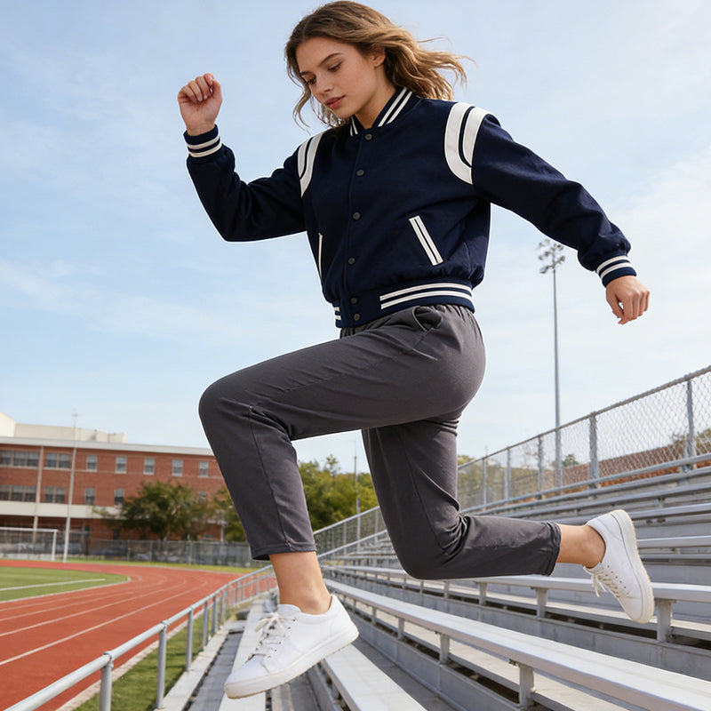 Pantalon fuselé à poches pour femmes, grandes tailles