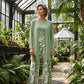 Ensemble Femme Imprimé Fleuri - Haut Manches Longues et Pantalon