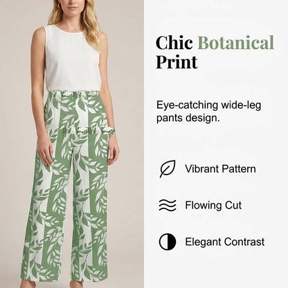 Ensemble Femme Imprimé Fleuri - Haut Manches Longues et Pantalon