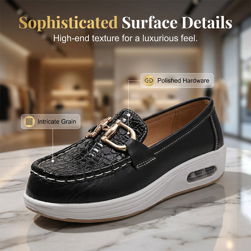 Chaussures femme confort à semelle épaisse et à enfiler