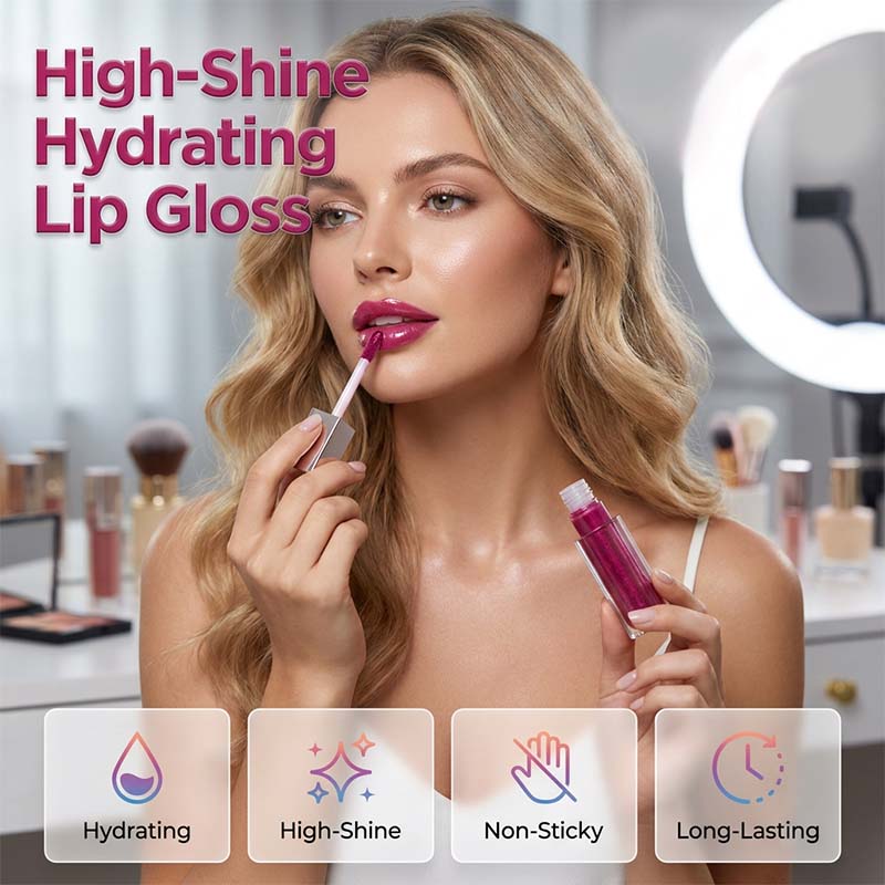 Gloss à Lèvres Hydratant Haute Brillance