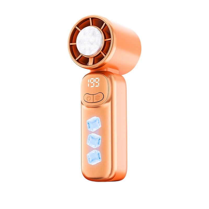 🌬️ PROMO -50% ! ✨ Mini Ventilateur Turbo Portable – Plaque Refroidissement, Affichage LED Vitesse, Moteur Sans Balais Silencieux, 130mm · 3 Coloris 🔥 Achetez 2 & Économisez