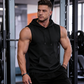 🔥 Sweat à capuche sans manches 💧 Absorbe l'humidité et évacue la transpiration · Séchage rapide et résistant aux frottements 🧢 Capuche anti-UV et coupe-vent · 🏋️ Idéal pour la musculation, la course à pied ou les loisirs