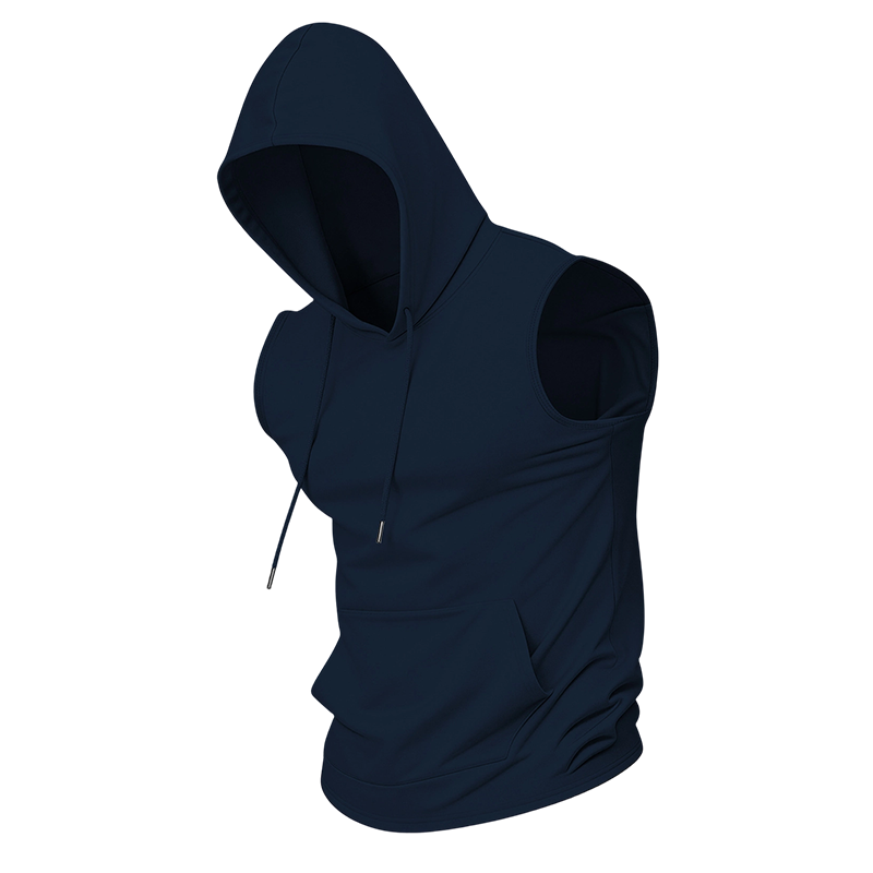 🔥 Sweat à capuche sans manches 💧 Absorbe l'humidité et évacue la transpiration · Séchage rapide et résistant aux frottements 🧢 Capuche anti-UV et coupe-vent · 🏋️ Idéal pour la musculation, la course à pied ou les loisirs