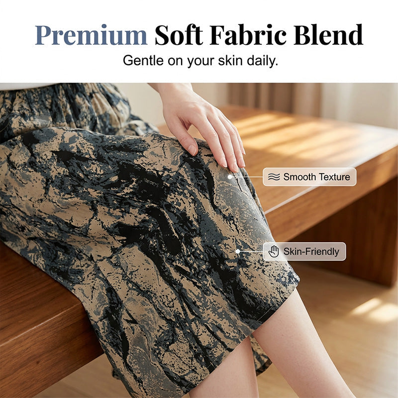 Pantalon capri d'été à jambes larges pour femme