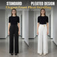 👖 Pantalon décontracté ample taille haute à poches - Effet fluide - Confort & Style 🤍✨