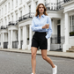 👖✨ PROMO FLASH 50% ! Short Femme Taille Haute Effet Ventre Plat – Tissu Extensible Quadri-Directionnel, Texture Ultra-Douce, Poches Fonctionnelles, Parfait pour Sport & Quotidien 🏃‍♀️