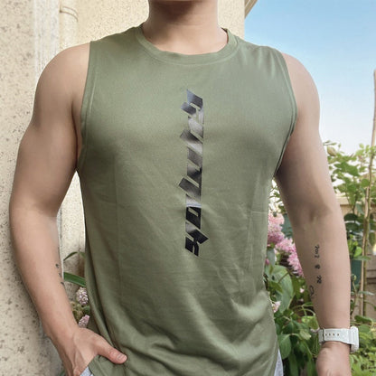 📢📢40 % DE RÉDUCTION !! ⏰Ensemble deux pièces pour homme : débardeur fin et sportif à séchage rapide et short ample