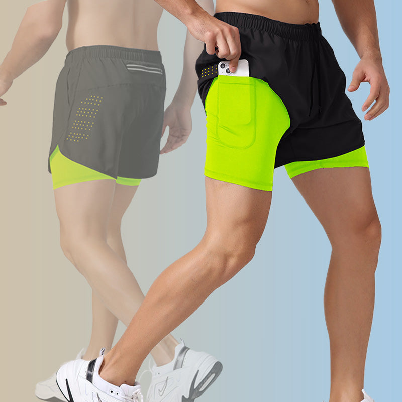 📢📢40 % DE RÉDUCTION !! ⏰Ensemble deux pièces pour homme : débardeur fin et sportif à séchage rapide et short ample