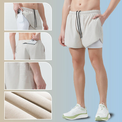 📢📢40 % DE RÉDUCTION !! ⏰Ensemble deux pièces pour homme : débardeur fin et sportif à séchage rapide et short ample