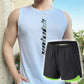 📢📢40 % DE RÉDUCTION !! ⏰Ensemble deux pièces pour homme : débardeur fin et sportif à séchage rapide et short ample