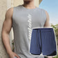 📢📢40 % DE RÉDUCTION !! ⏰Ensemble deux pièces pour homme : débardeur fin et sportif à séchage rapide et short ample