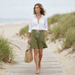 🔥Summer Bestseller🔥 Women's Casual Linen Shorts with Drawstring & ☁️ Super soft