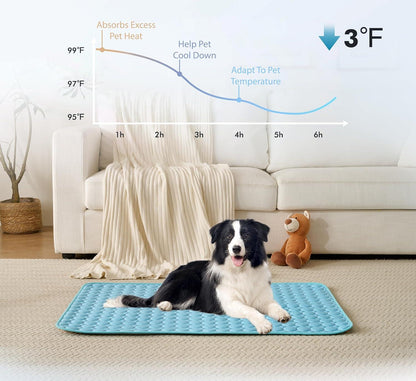 ❄️🐾Tapis rafraîchissant pour animaux (effet rafraîchissant 4 fois plus puissant)🐶 Un indispensable de l'été pour tous les propriétaires d'animaux