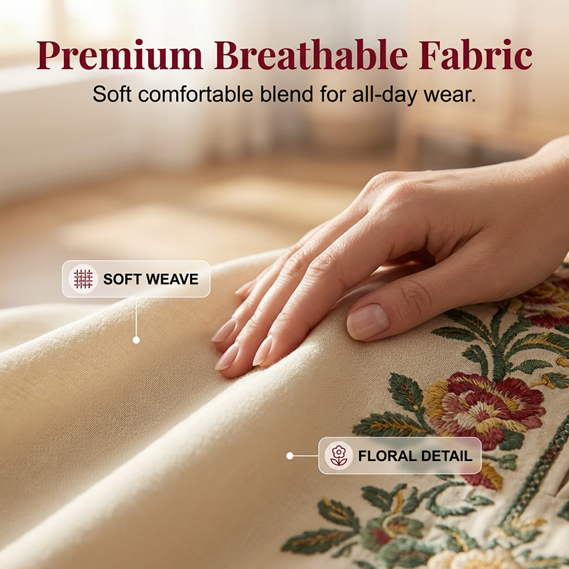 🌸 PROMO EXCEPTIONNELLE -50% ! Ensemble Chemisier & Pantalon Large – Tissu Premium, Tombé Parfait 🌿✨ 【Offre Limitée】